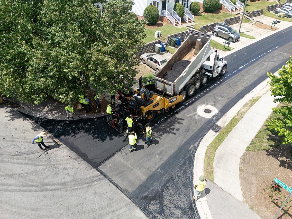 Subdivision and Parking Lot